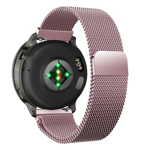 Bandz Garmin Vivoactive 4s Milanese Loop Strap (Pink)