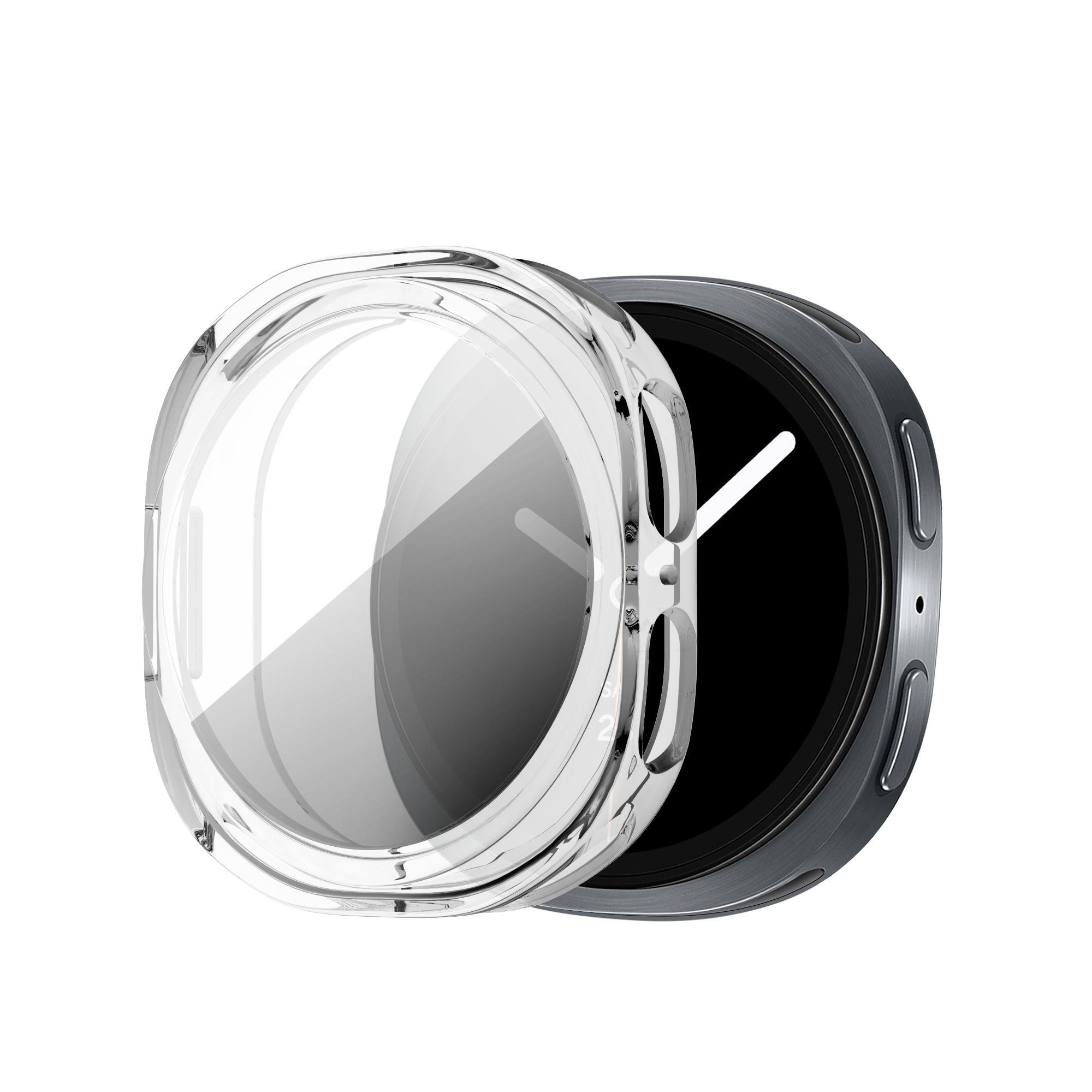 Bandz Samsung Galaxy Watch 8 - 44mm TPU Cover (Transparent)