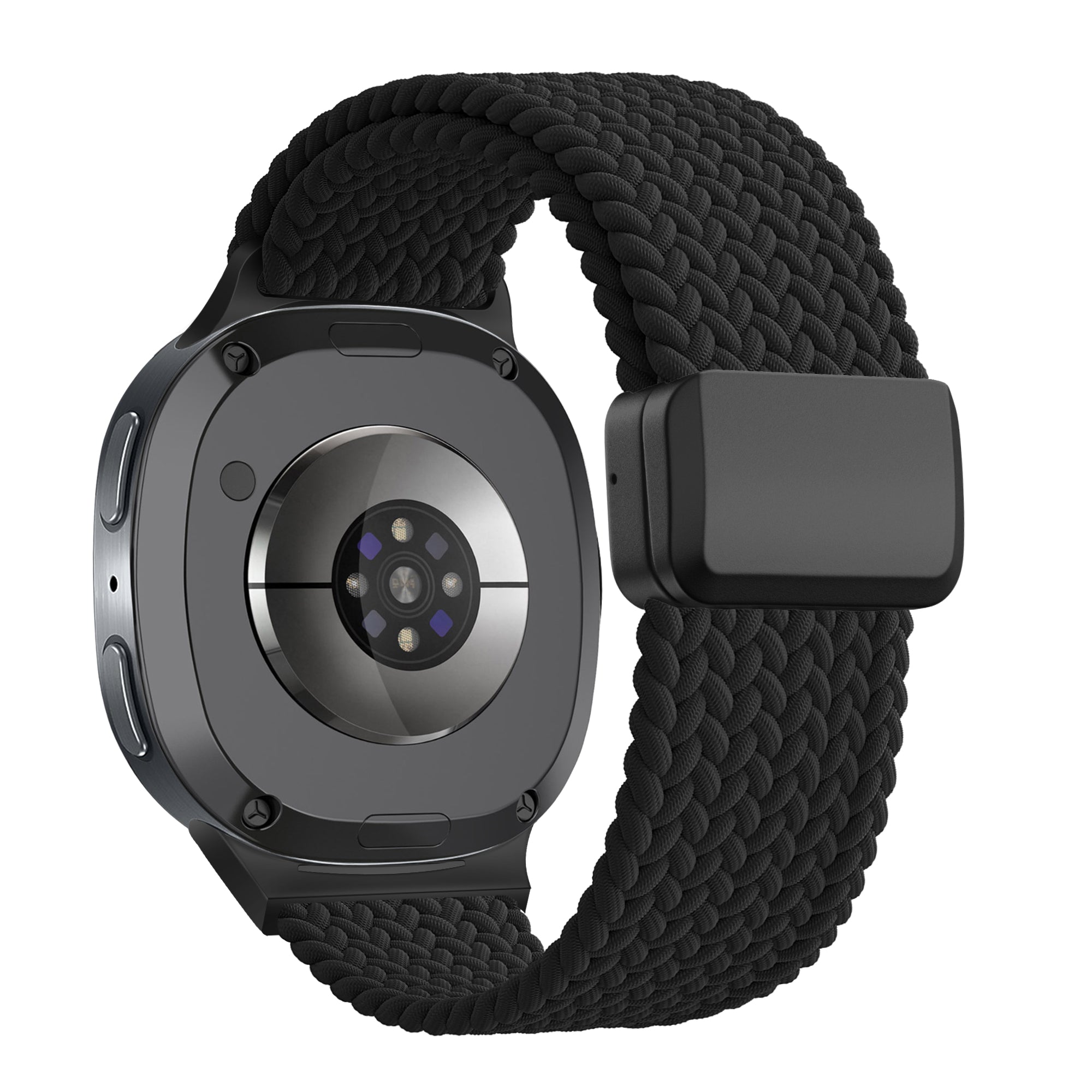 Bandz Samsung Galaxy Watch 8 - 44mm Magnetic Braided Strap (Black)