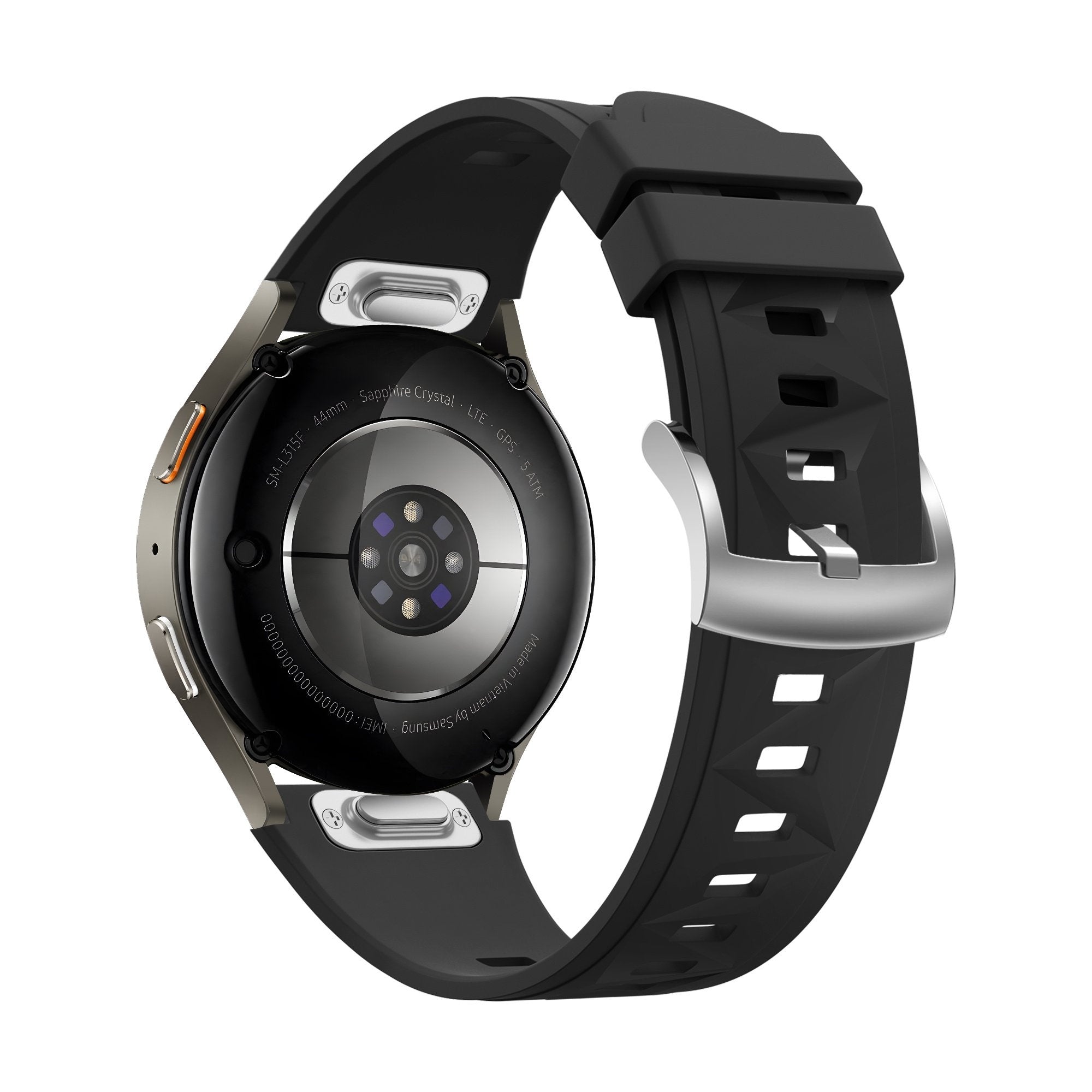 Bandz Withings ScanWatch Light Silicone Strap 'Easy Fit' (Black)