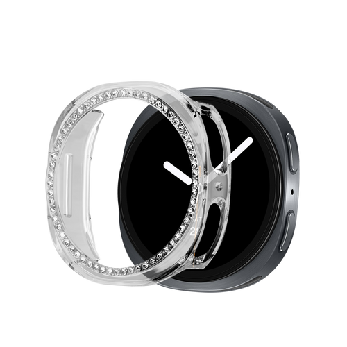 Bandz Samsung Galaxy Watch 8 - 40mm Diamond PC Case (Transparent)