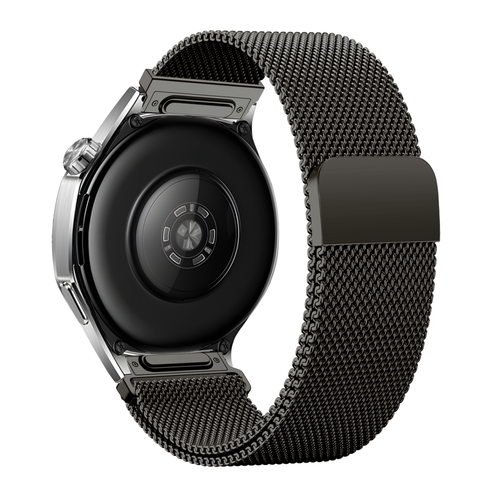 Bandz Samsung Galaxy Watch 46mm 'One Push' Milanese Strap (Titanium Grey)