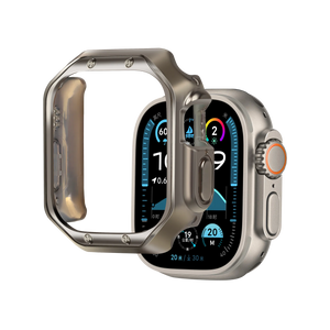 Bandz Apple Watch Ultra - 49mm Galvanized TPU Case  (Titanium)
