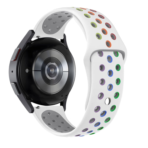 Bandz Coros Apex 42mm Sport Strap 'Deluxe' (White/Colourful)