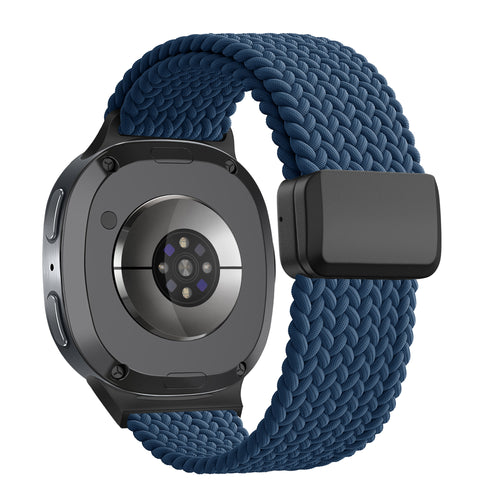 Bandz Samsung Galaxy Watch 8 - 40mm Magnetic Braided Strap (Dark Blue)