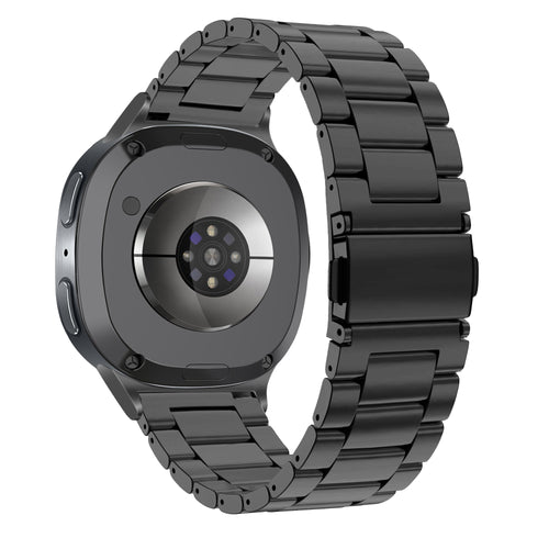 Bandz Samsung Galaxy Watch 8 Classic Steel Strap 'Classic' (Black)