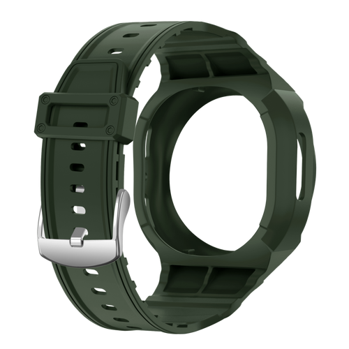 Samsung Galaxy Watch 8 - 44mm TPU Strap with Frame (Green)