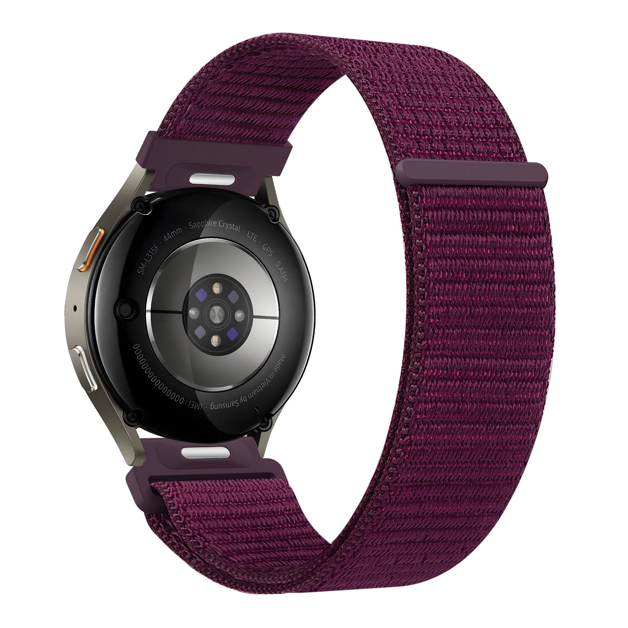 Bandz Huawei Watch GT 3 Pro 43mm Nylon Strap 'Easy Fit' (Plum)
