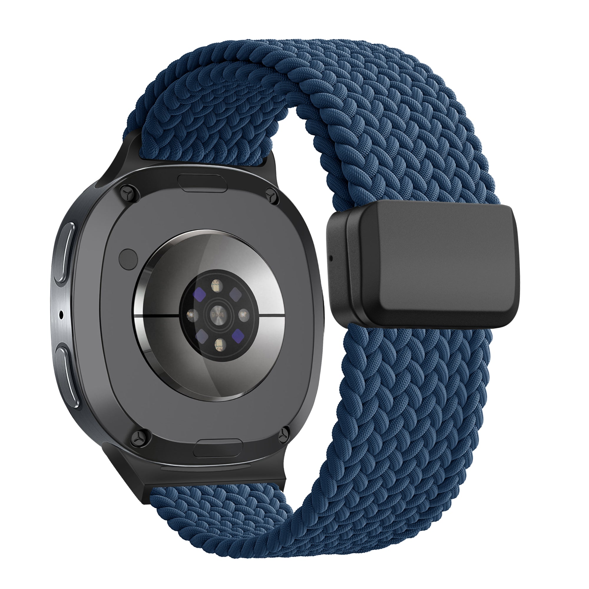 Bandz Samsung Galaxy Watch 8 - 44mm Magnetic Braided Strap (Dark Blue)