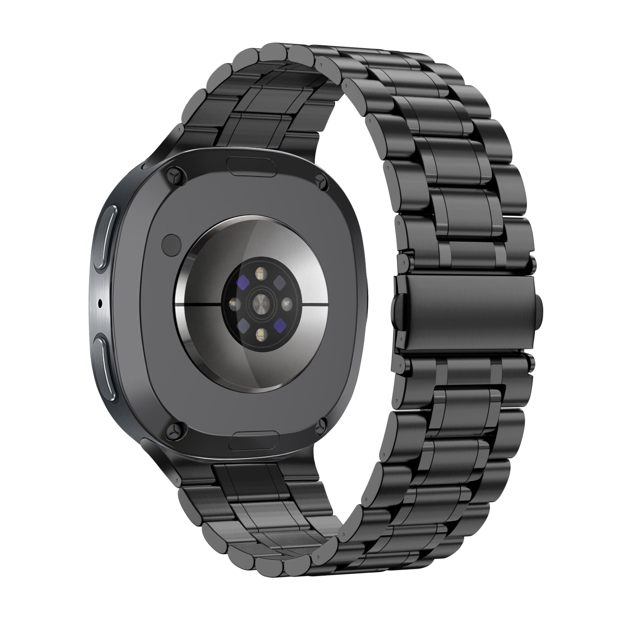 Bandz Samsung Galaxy Watch 8 - 44mm Steel Strap 'Deluxe' (Black)