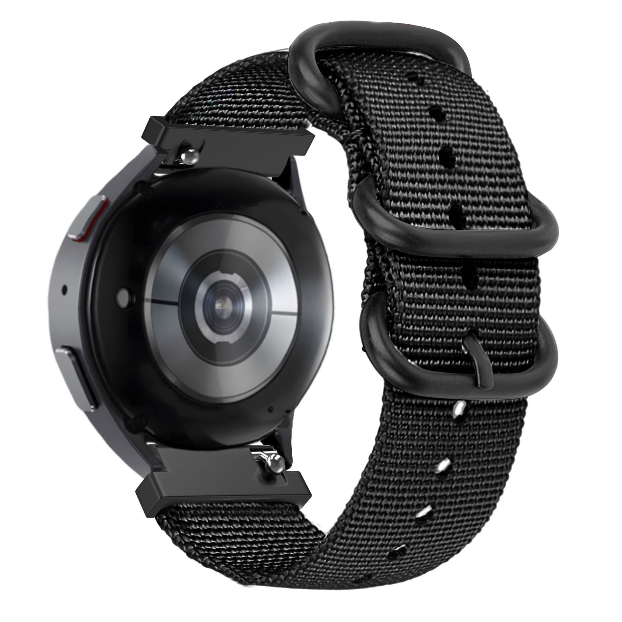 Bandz Suunto Race (S) Buckled Nylon Strap (Black)