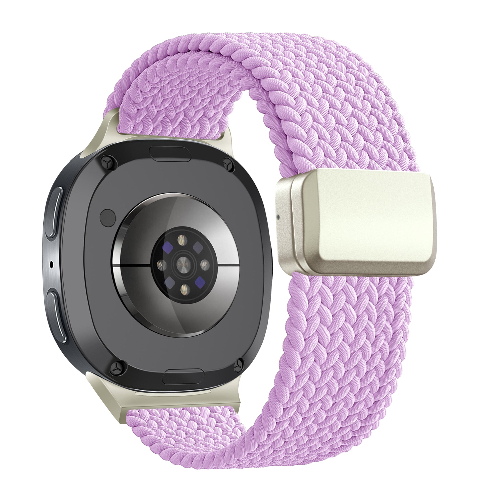 Bandz Samsung Galaxy Watch 8 - 44mm Magnetic Braided Strap (Lilac)