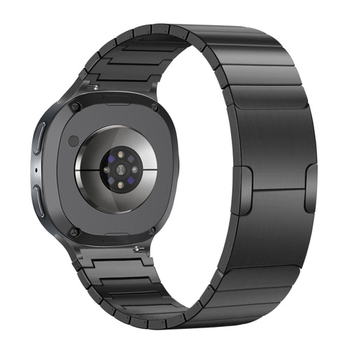 Bandz Samsung Galaxy Watch 8 Classic Titanium Strap 'One Bead' (Black)