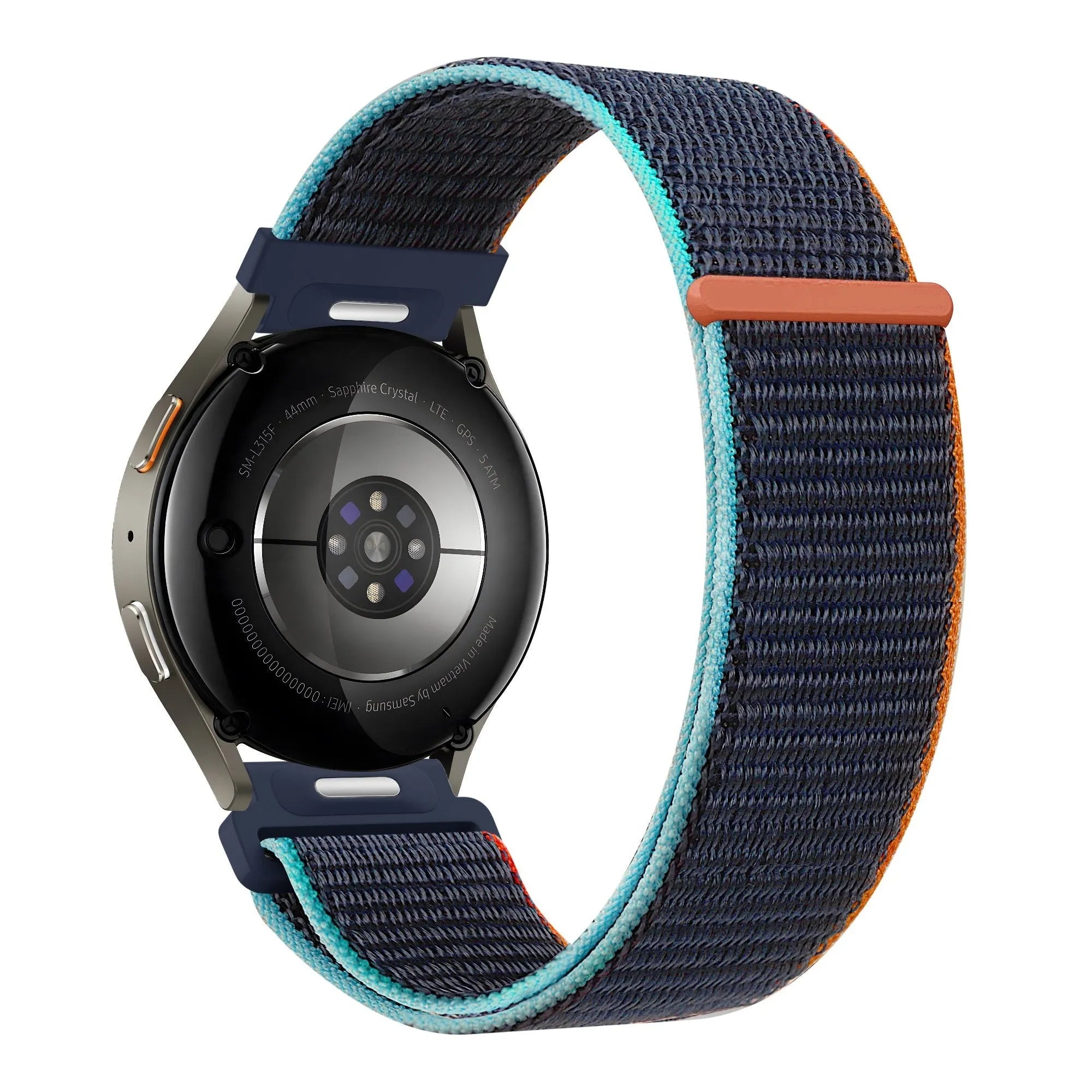 Bandz Oppo Watch X2 Nylon Strap 'Easy Fit' (Dark Blue Mix)