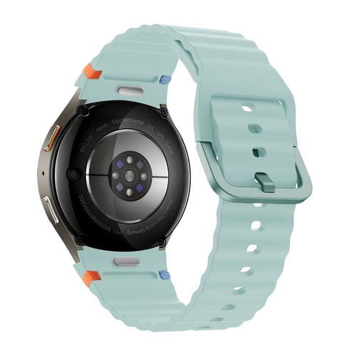Bandz Samsung Galaxy Watch 4 Classic 42mm Wave Strap 'Easy Fit' (Mint)