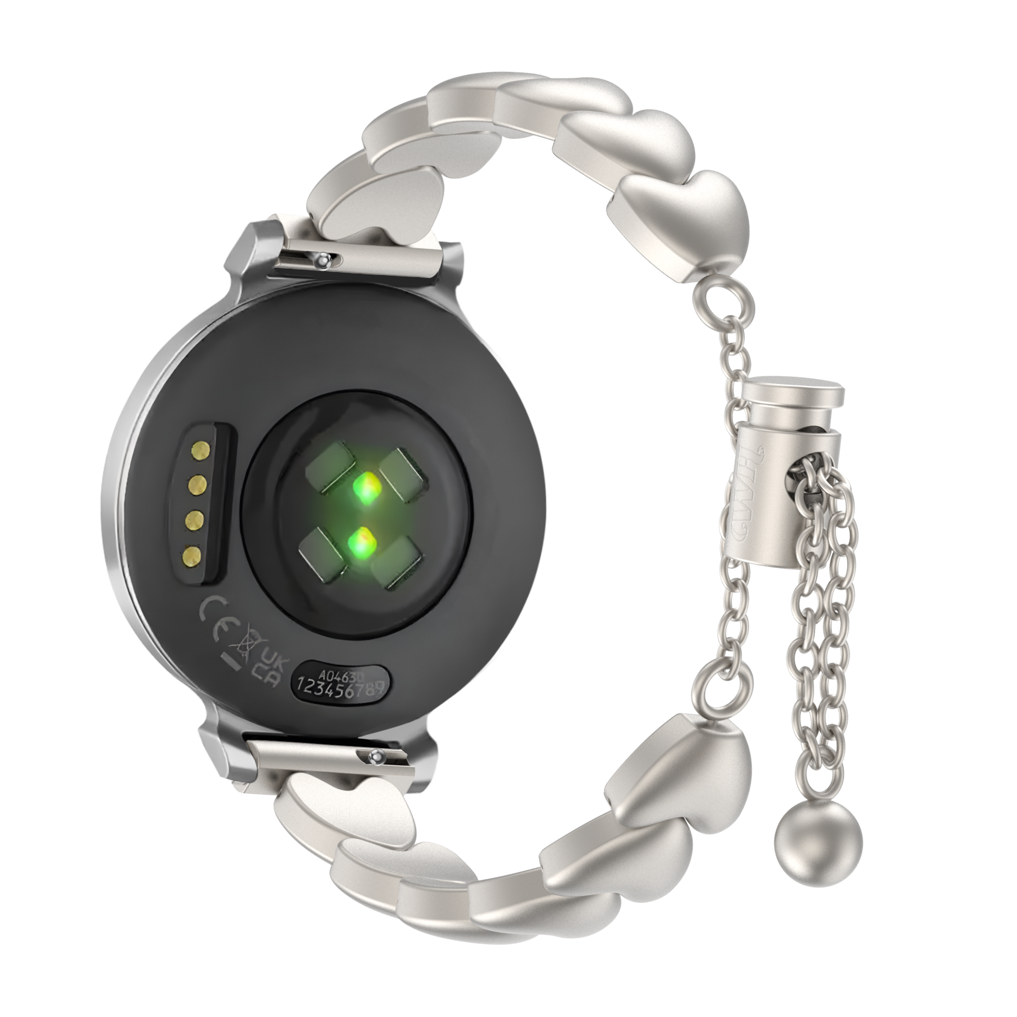 xoxo Wildhearts Garmin Lily 2 Steel Strap 'Hearts' (Starlight)