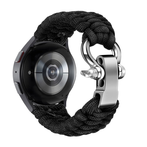 Coros Apex 4 - 42mm Nylon Rope Strap (Black)
