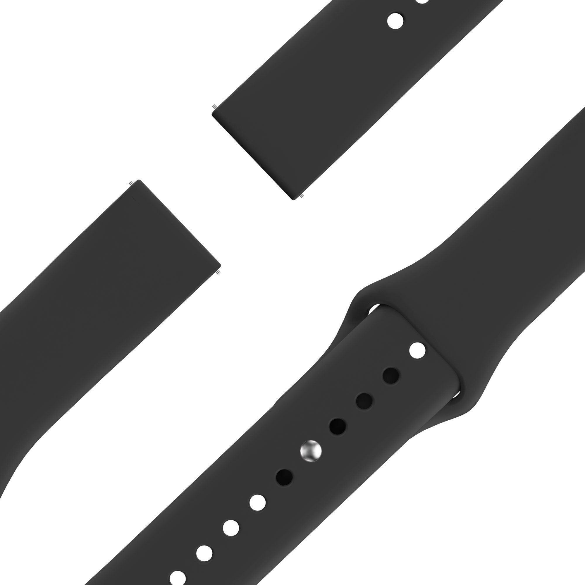 Bandz Suunto Race (S) Sport Strap 'Deluxe' (Black)