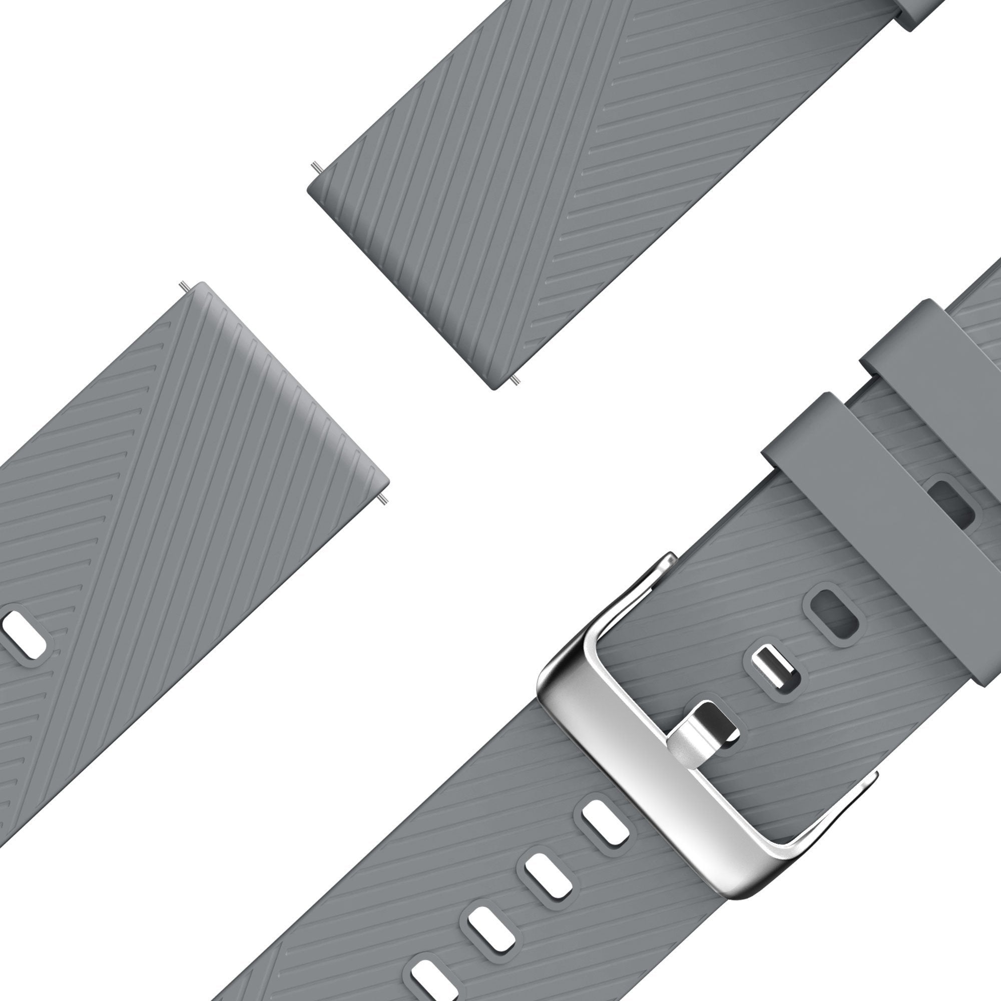 Bandz Redmi Watch 5 Lite Silicone Strap 'Deluxe' (Grey)