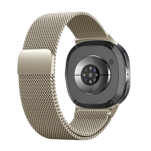 Samsung Galaxy Watch 8 - 40mm Milanese Strap (Retro Gold)