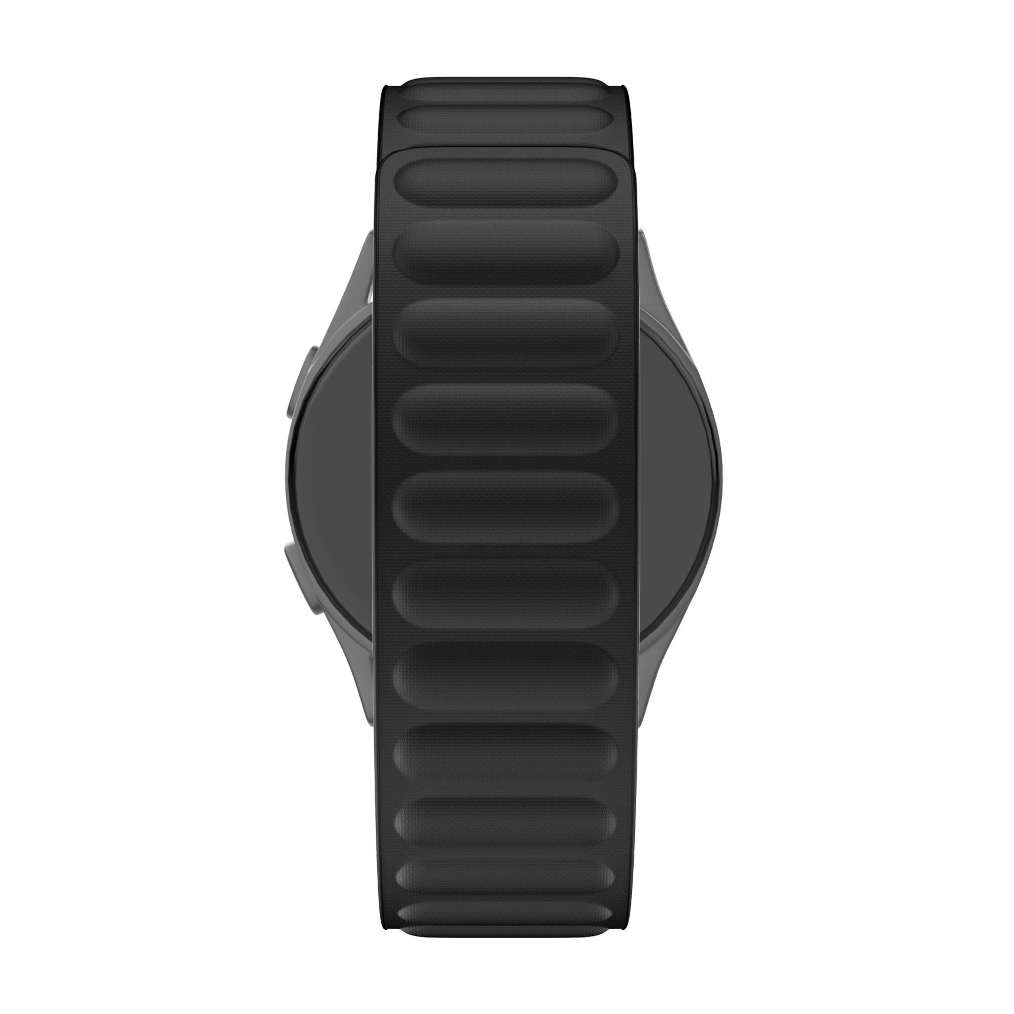 Bandz Amazfit Cheetah (Pro) Magnetic Fine Woven Strap (Black)