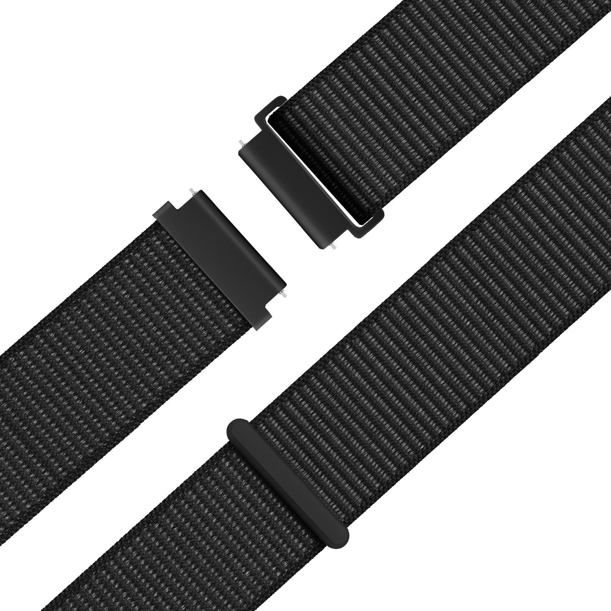 Bandz OnePlus Watch 3 Nylon Loop Strap (Black)