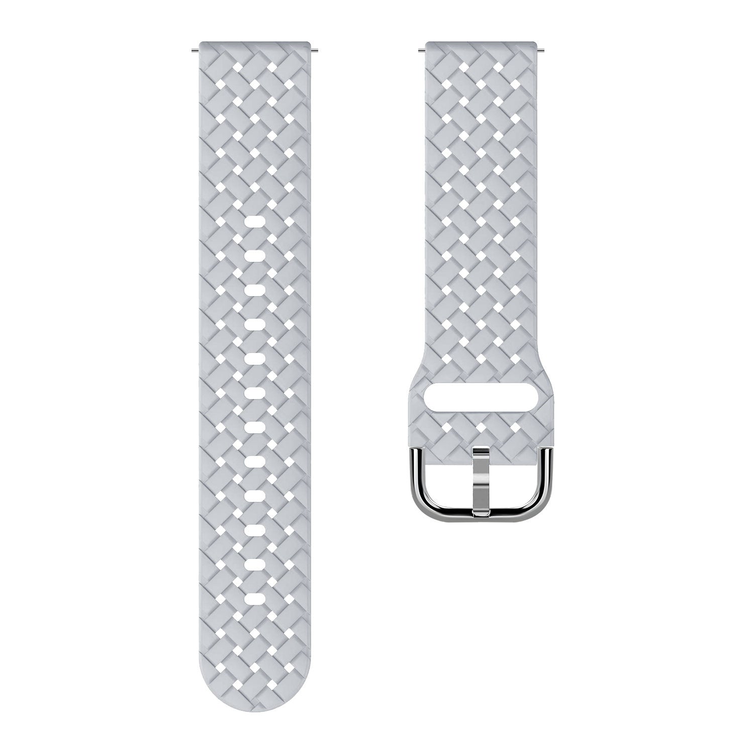 Withings ScanWatch 2 - 42mm Braided Silicone Strap (Grey)