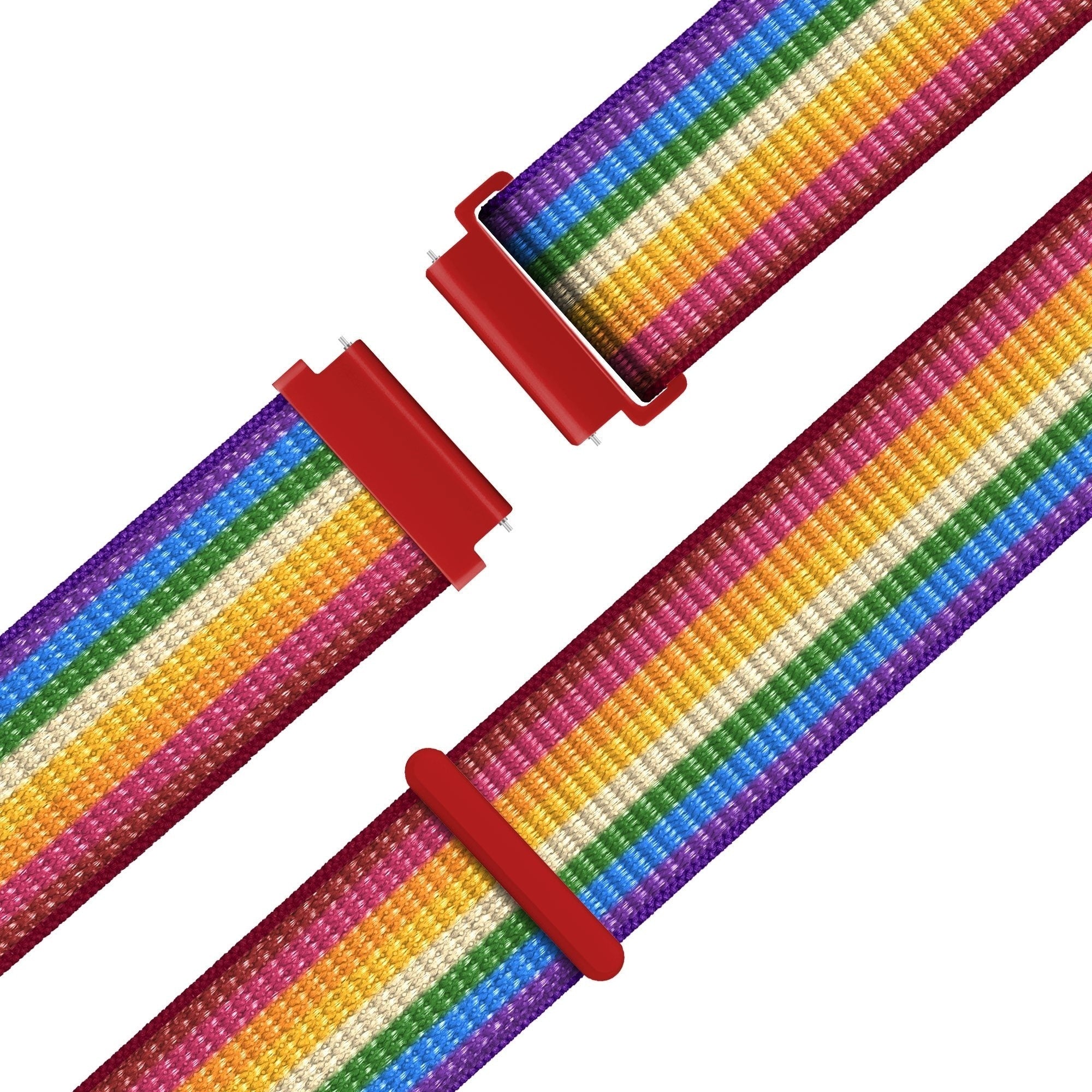 Bandz Amazfit Active 2 Nylon Loop Strap (Rainbow)