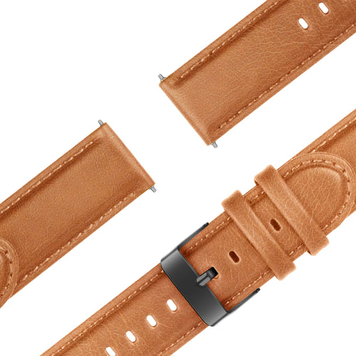 Bandz OnePlus Watch 3 Leather Strap 'Classic' (Brown)