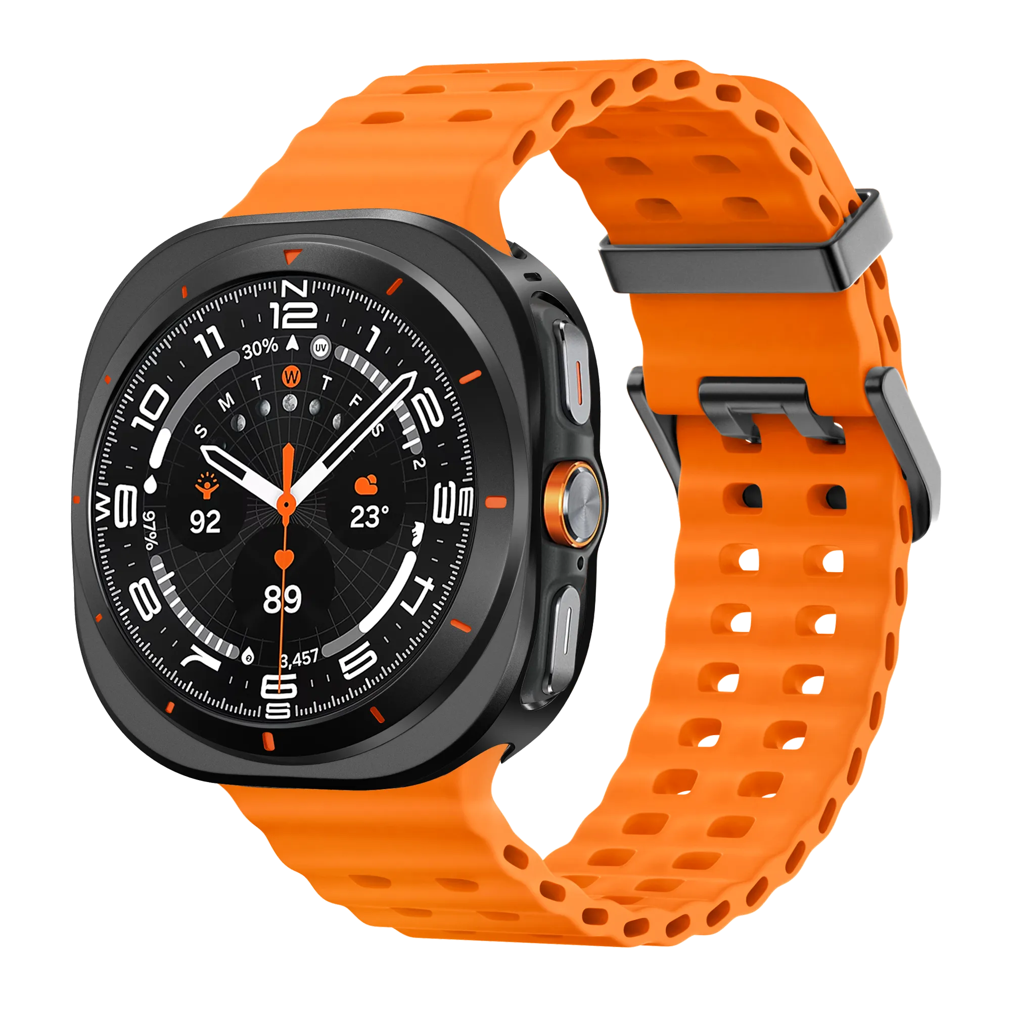 Bandz Samsung Galaxy Watch Ultra Metal Case (Black)