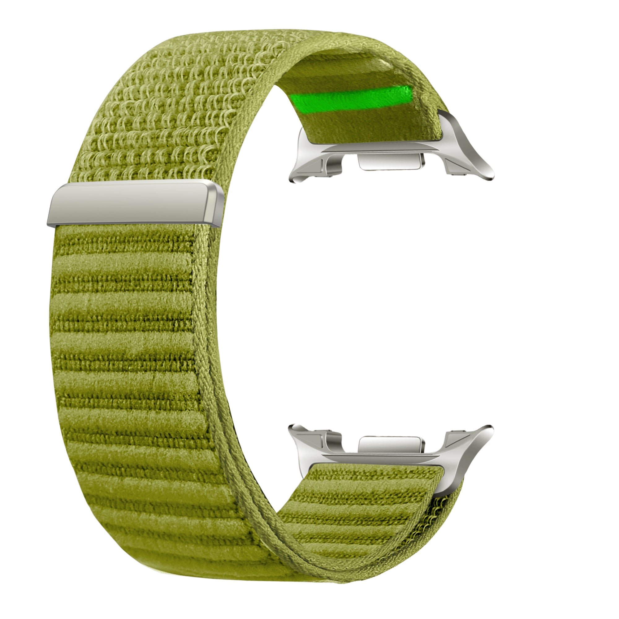 Samsung Galaxy Watch 8 Classic Wave Nylon Strap (Field Green)