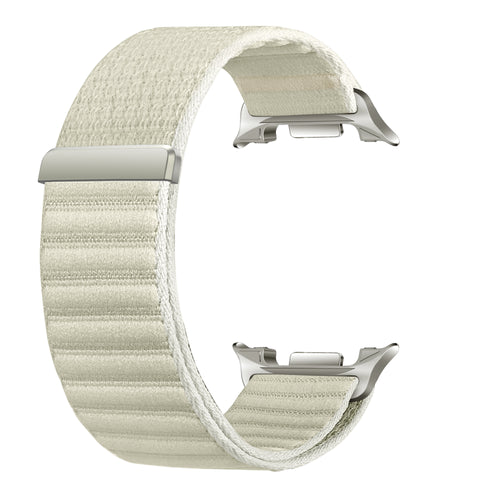Samsung Galaxy Watch 8 - 44mm Wave Nylon Strap (Starlight)