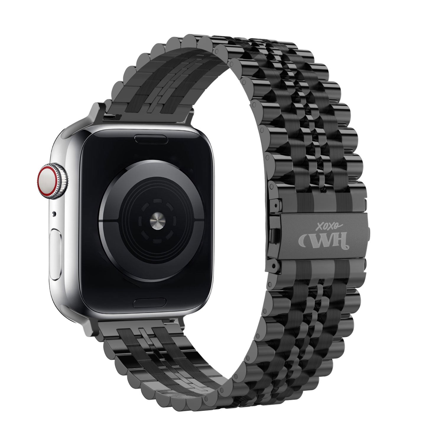 xoxo Wildhearts Apple Watch Steel Strap (Black)