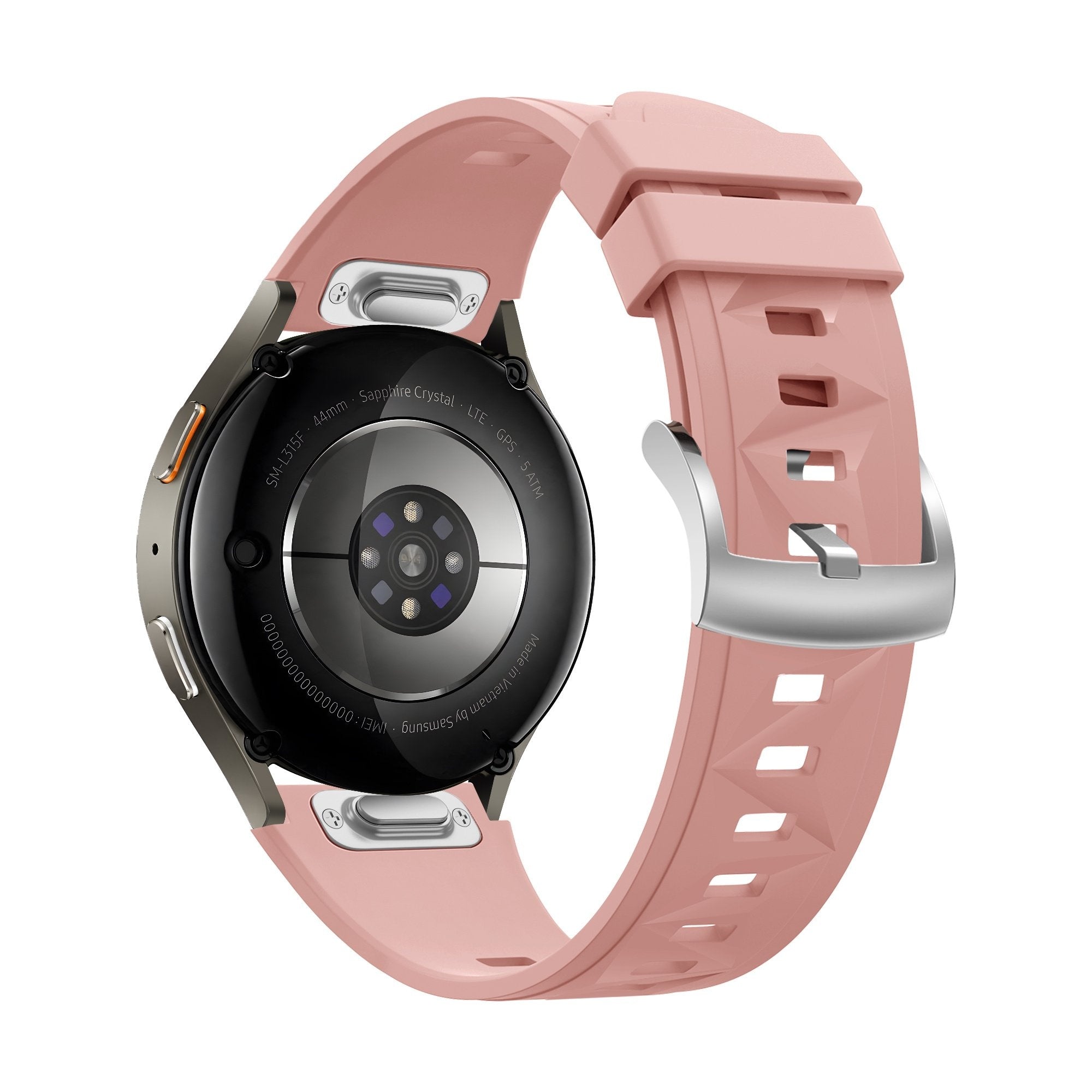 Bandz Withings ScanWatch Light Silicone Strap 'Easy Fit' (Pink)