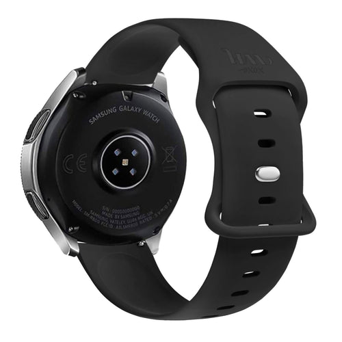 xoxo Wildhearts Samsung Galaxy Watch 46mm Silicone Strap (Black)