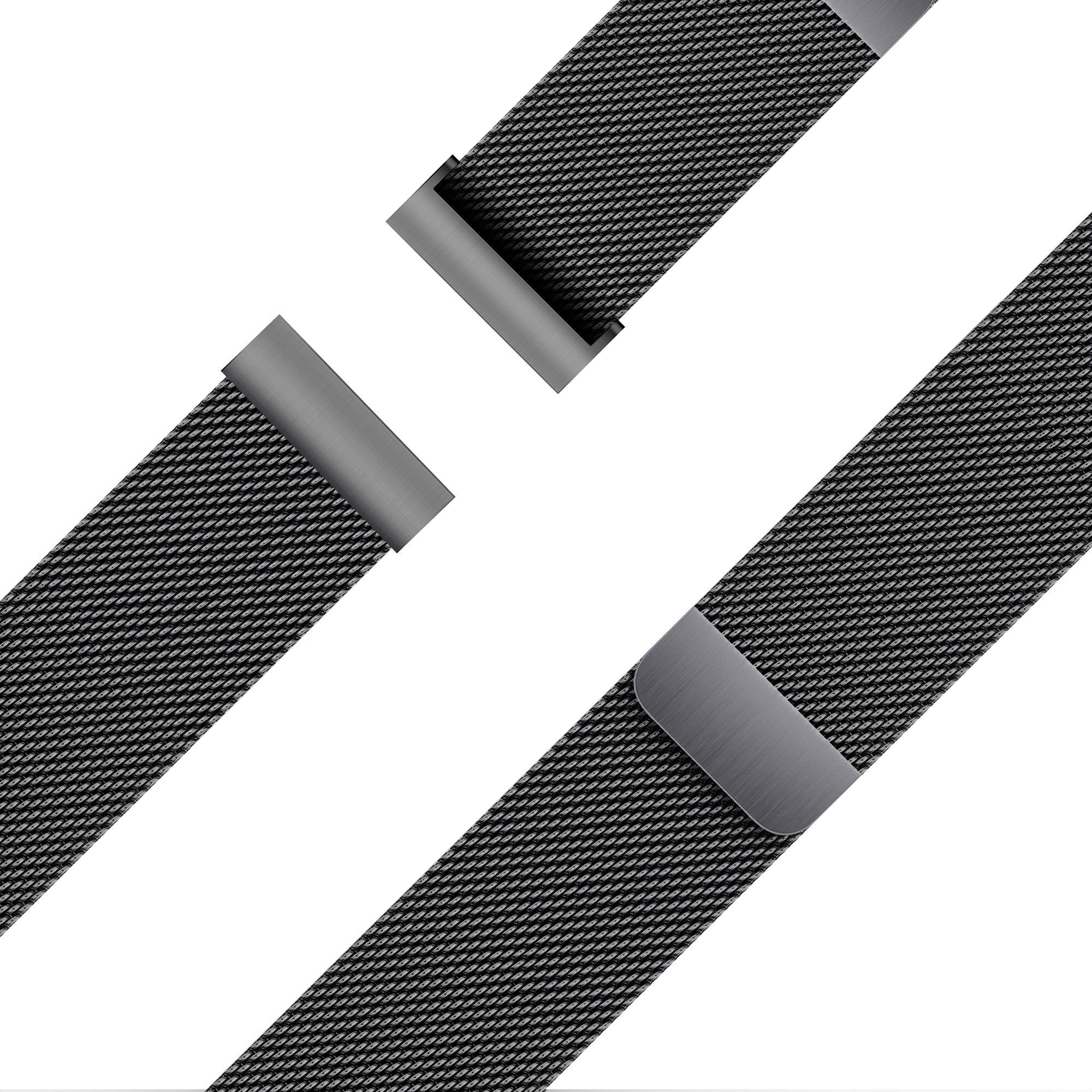 Bandz Realme Watch S (Pro) Milanese Loop Bracelet (Black)