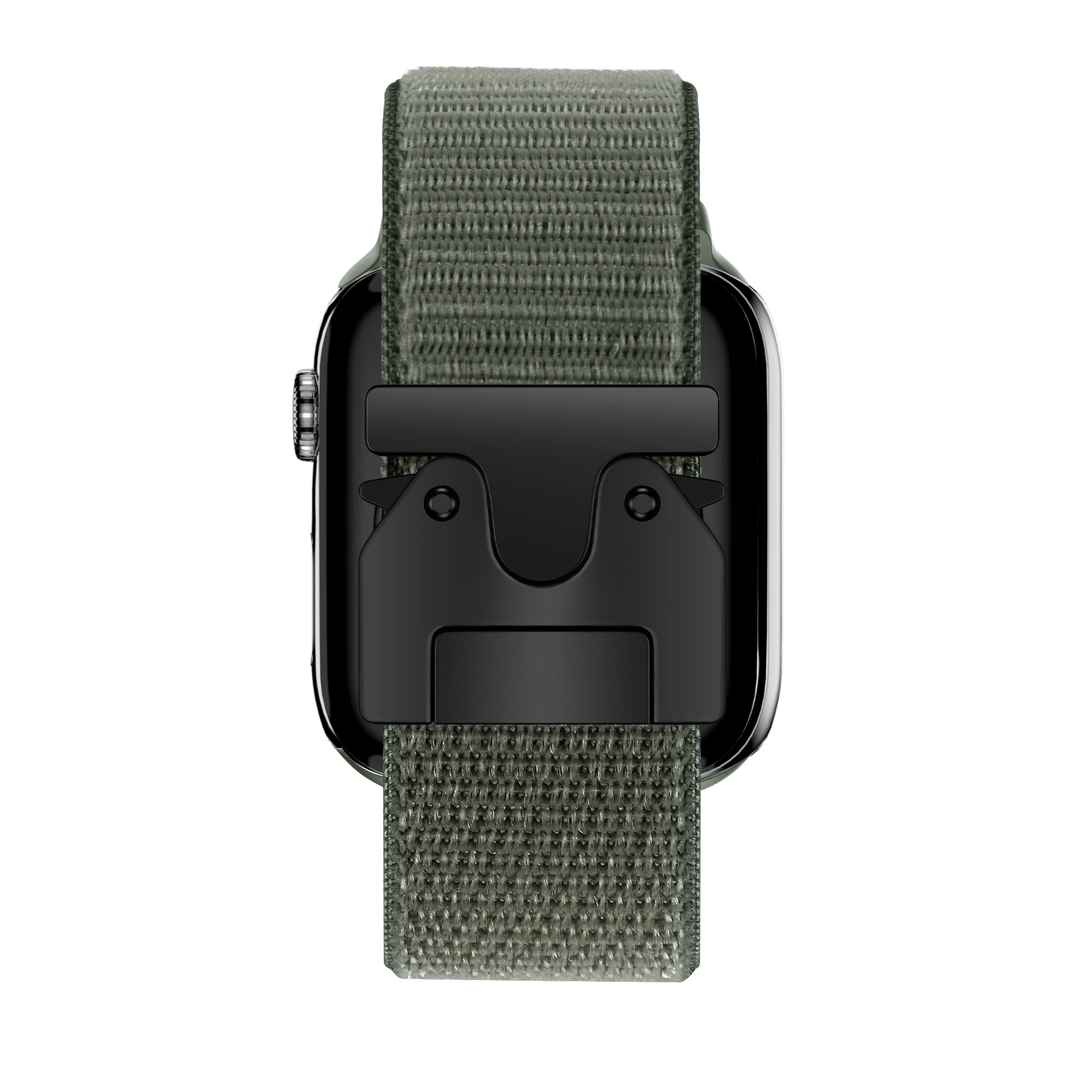 Bandz Apple Watch Nylon Strap 'Classic' with P-Buckle (Army Green)