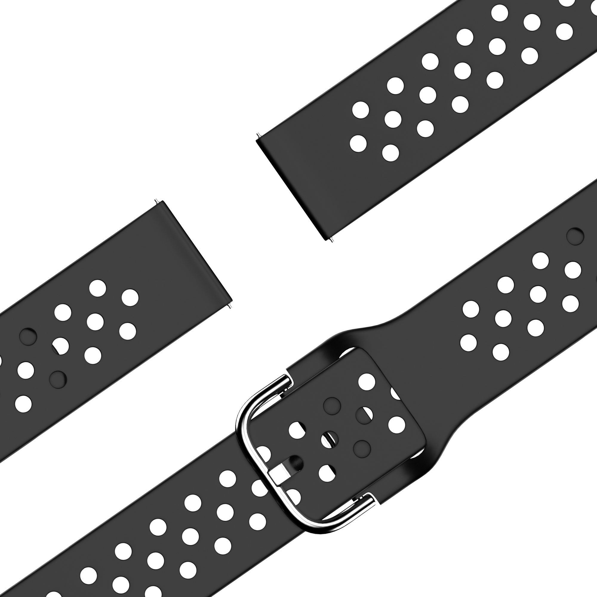 Bandz TicWatch 22mm Sport Bracelet 'Air' (Black)