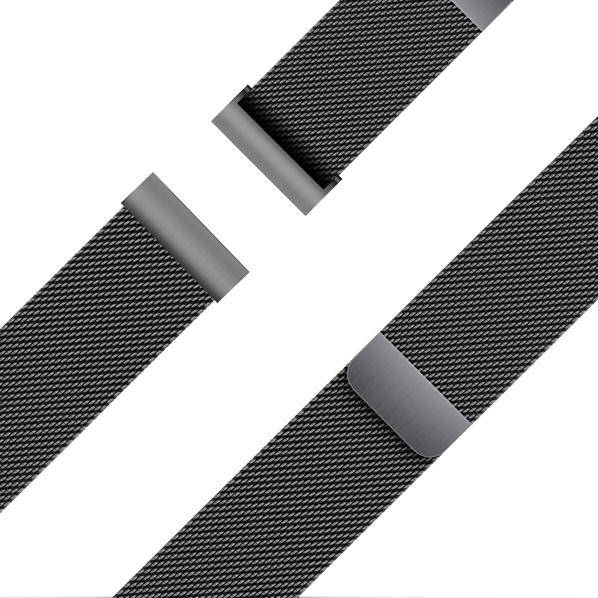 Bandz Polar Vantage M3 Milanese Loop Strap (Black)