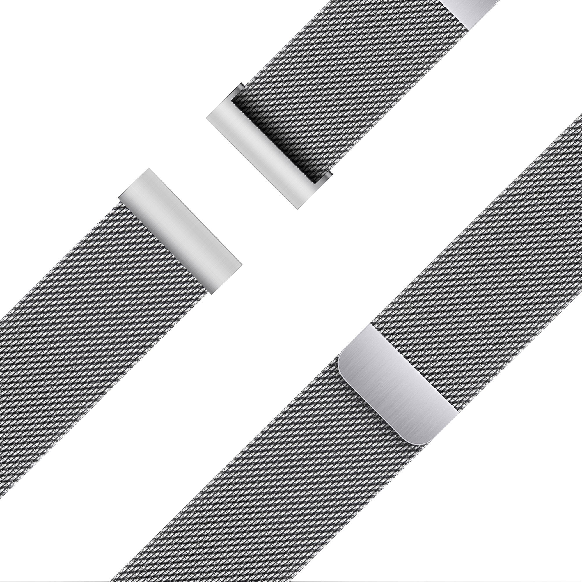 Bandz OnePlus Watch 3 Milanese Loop Strap (Silver)