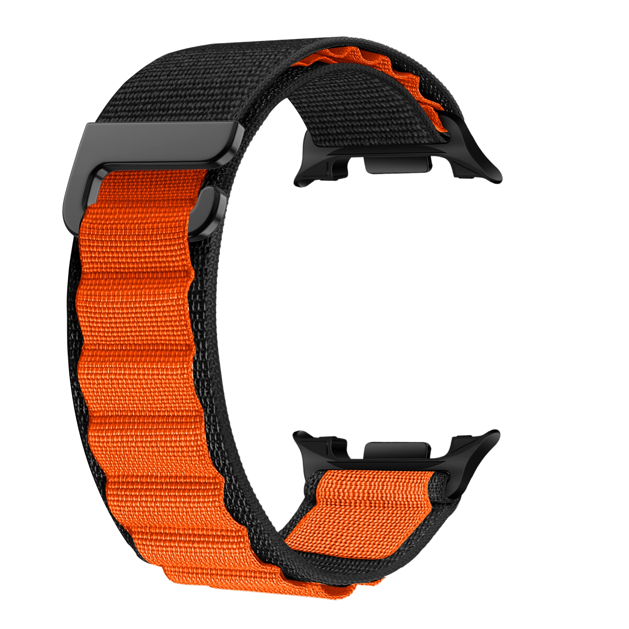Samsung Galaxy Watch 8 Classic Alpine Strap (Black/Orange)