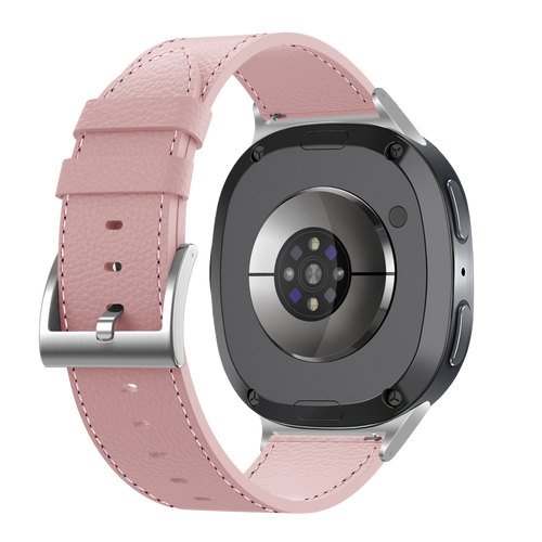 Samsung Galaxy Watch 8 Classic Leather Grain Strap (Pink)