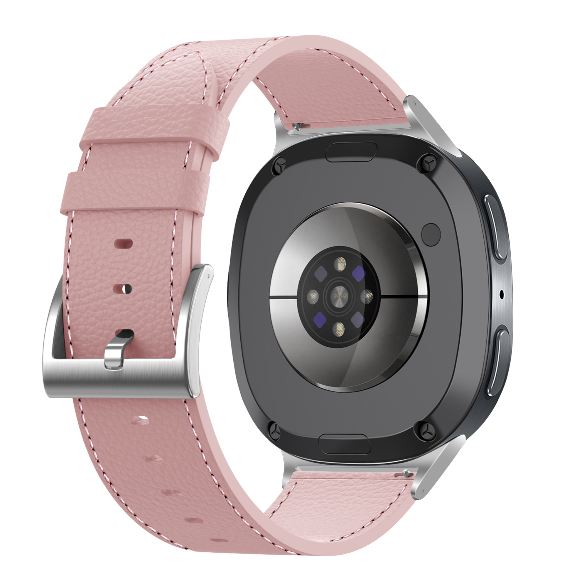 Samsung Galaxy Watch 8 Classic Leather Grain Strap (Pink)