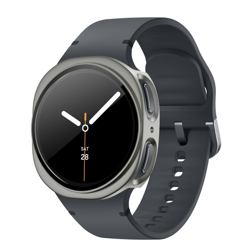 Bandz Samsung Galaxy Watch 8 - 44mm PC Cover with Glass (Titanium Gold)