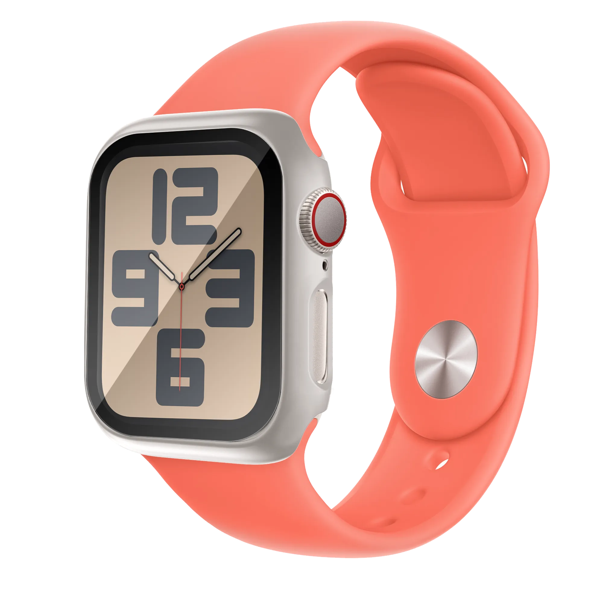 Bandz Apple Watch 10 & 11 - 46mm PC Case with Glass (Titanium)