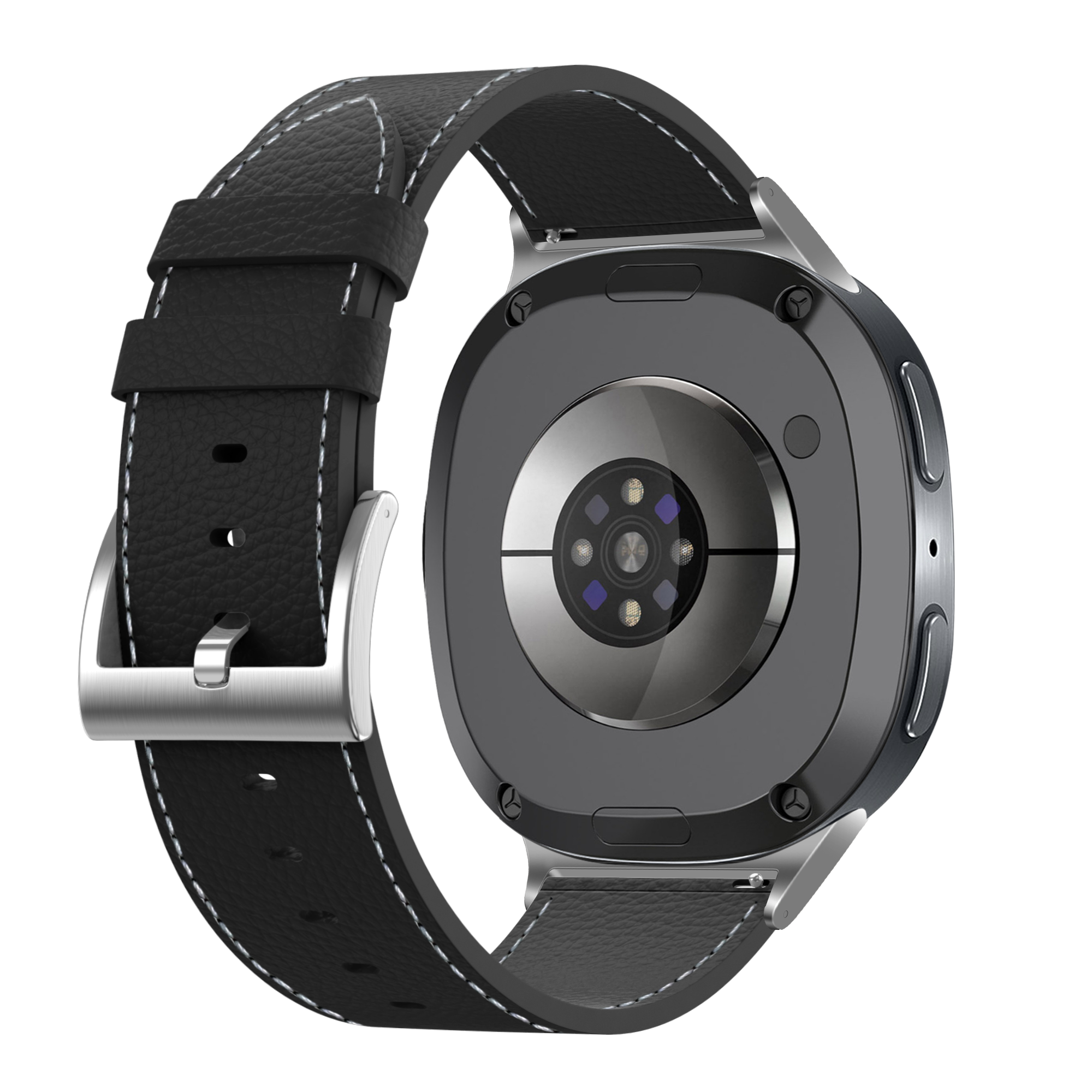 Samsung Galaxy Watch 8 Classic Leather Grain Strap (Black)