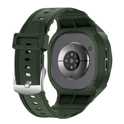 Samsung Galaxy Watch 8 - 44mm TPU Strap with Frame (Green)