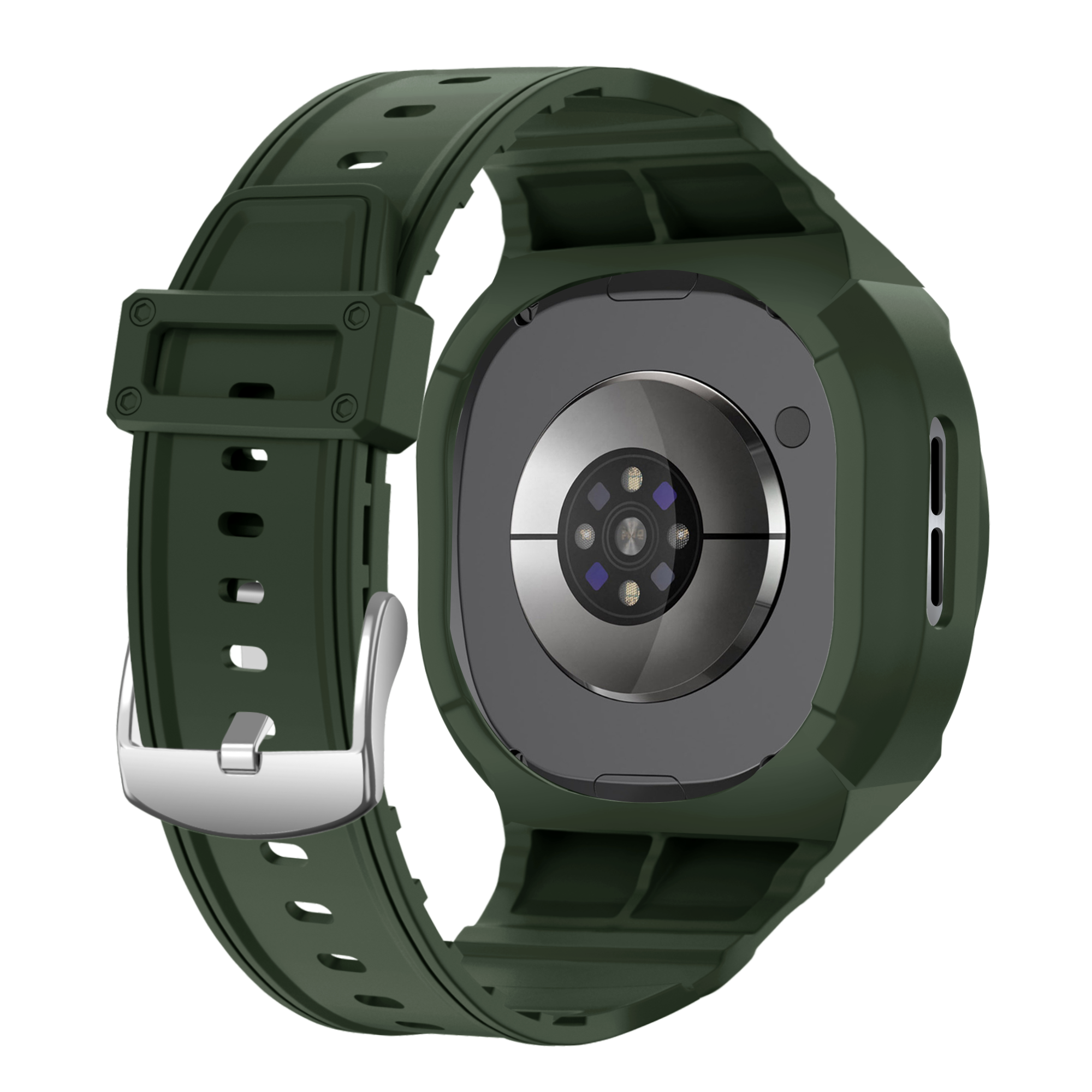 Samsung Galaxy Watch 8 - 44mm TPU Strap with Frame (Green)