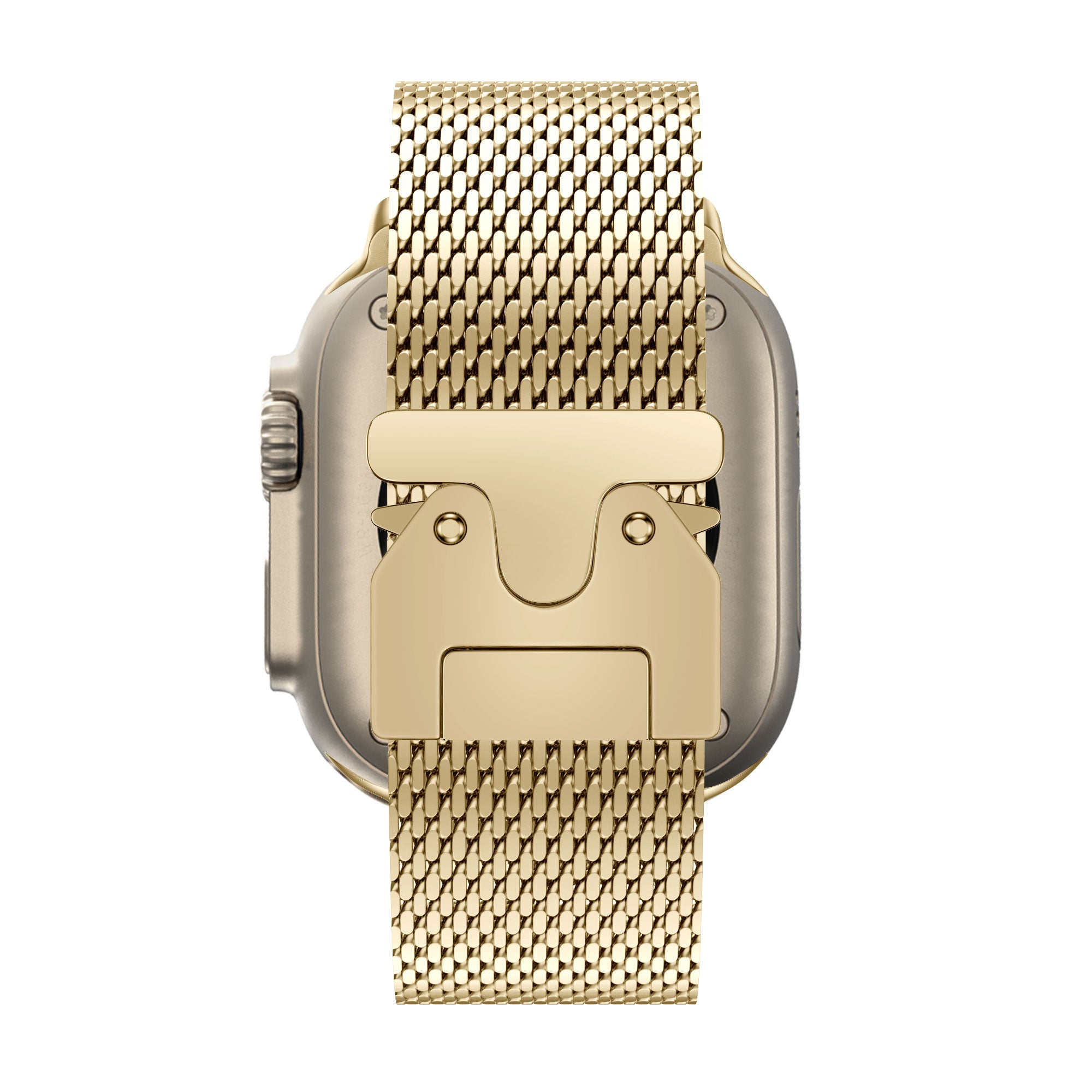 Bandz Apple Watch Milanese Loop Strap with P-Buckle (Gold)