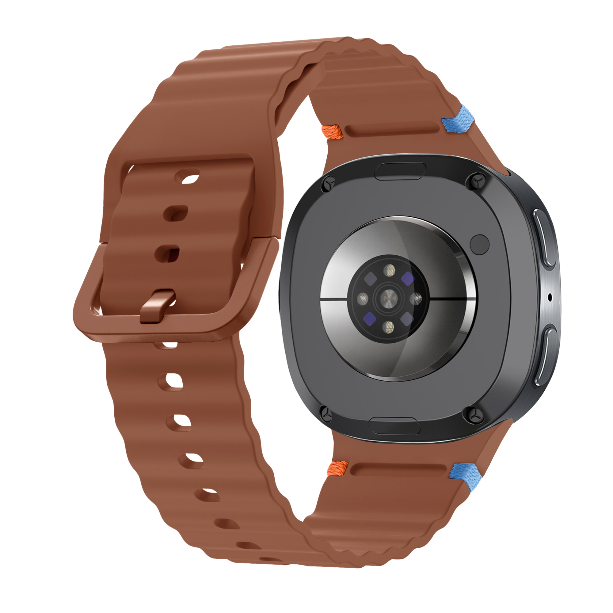 Samsung Galaxy Watch 8 - 40mm Wave Silicone Strap (Brown)